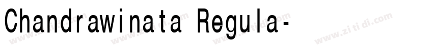 Chandrawinata Regula字体转换